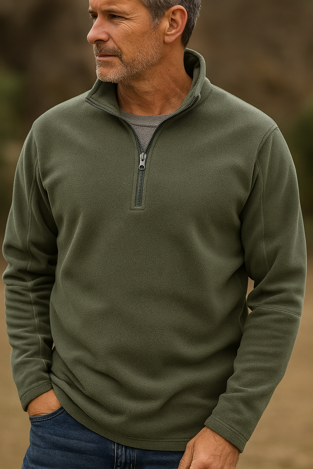 Liam Men’s Casual Fleece Jacket