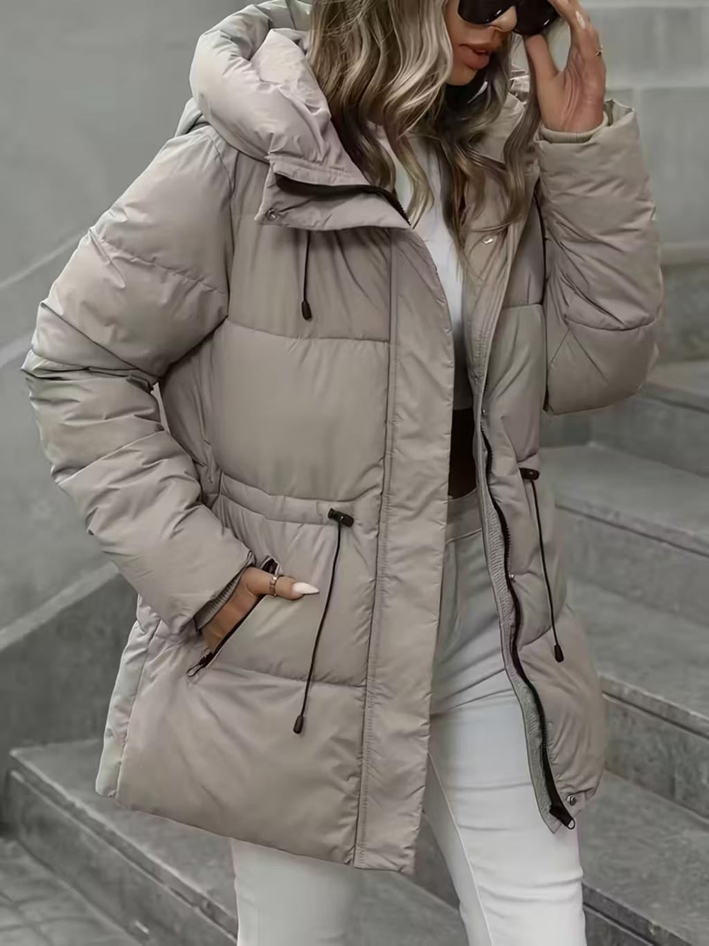 Athlyss Women's Padded Winter Jacket