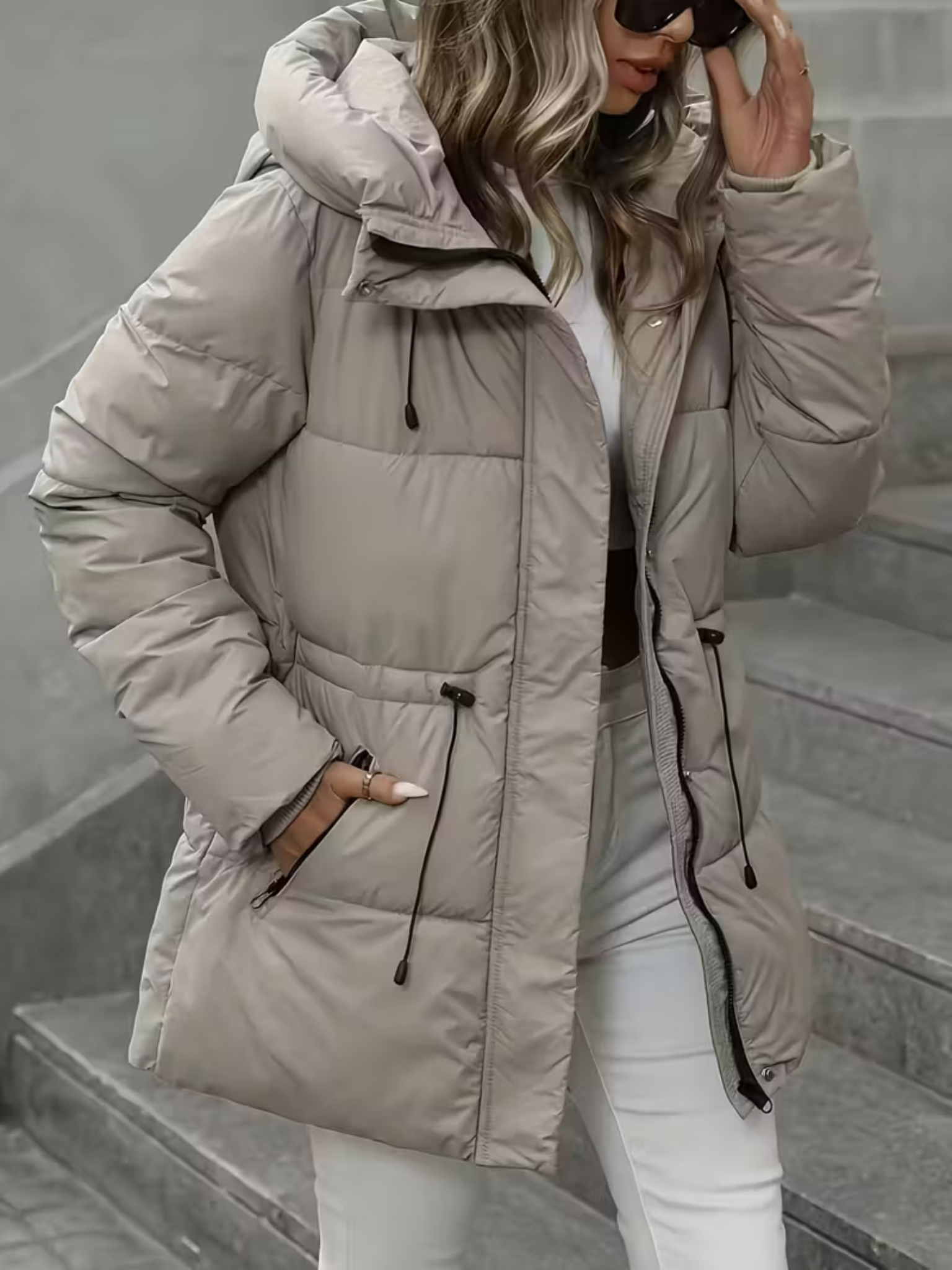 Athlyss Women's Padded Winter Jacket