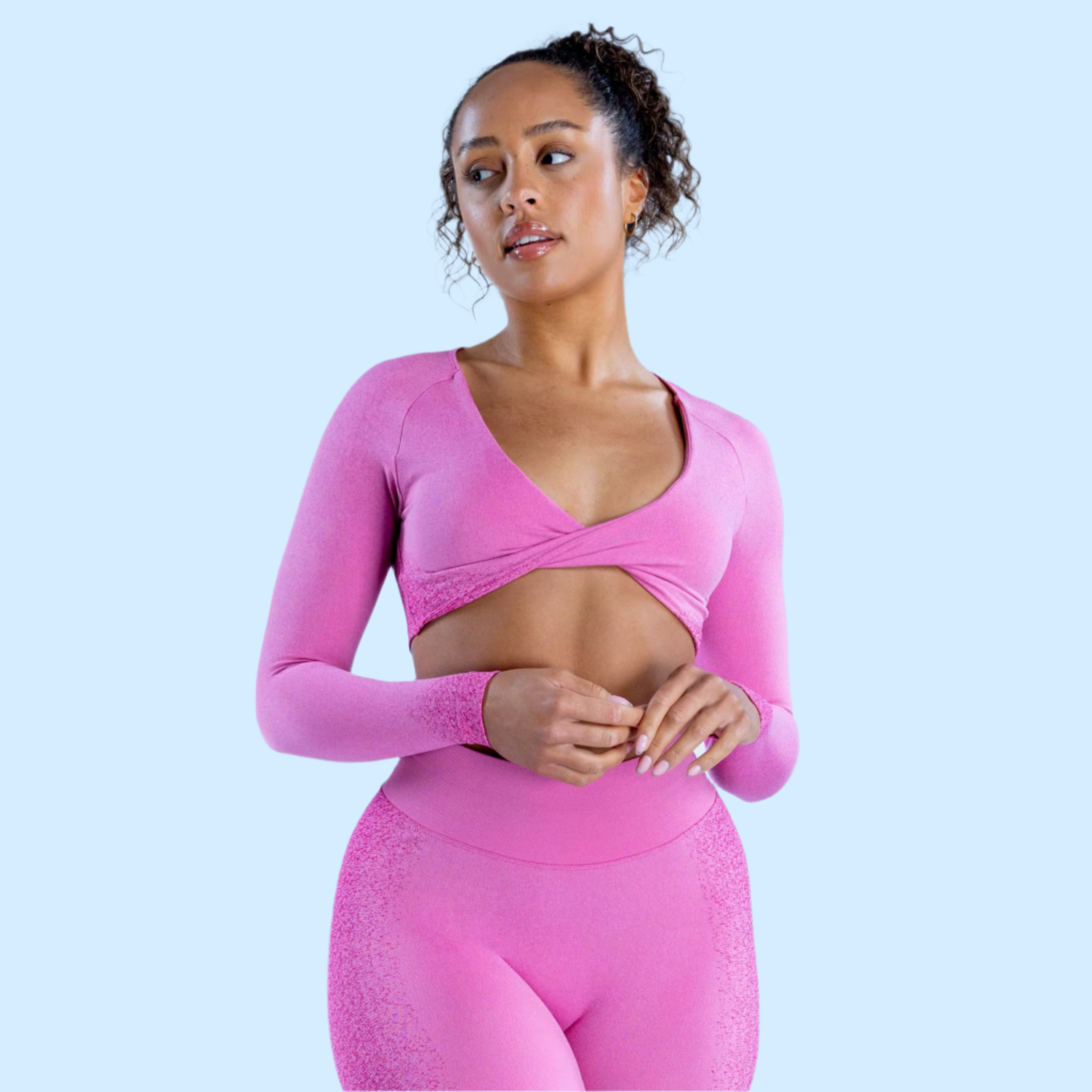 Breathable Fitness Top & Pants Set