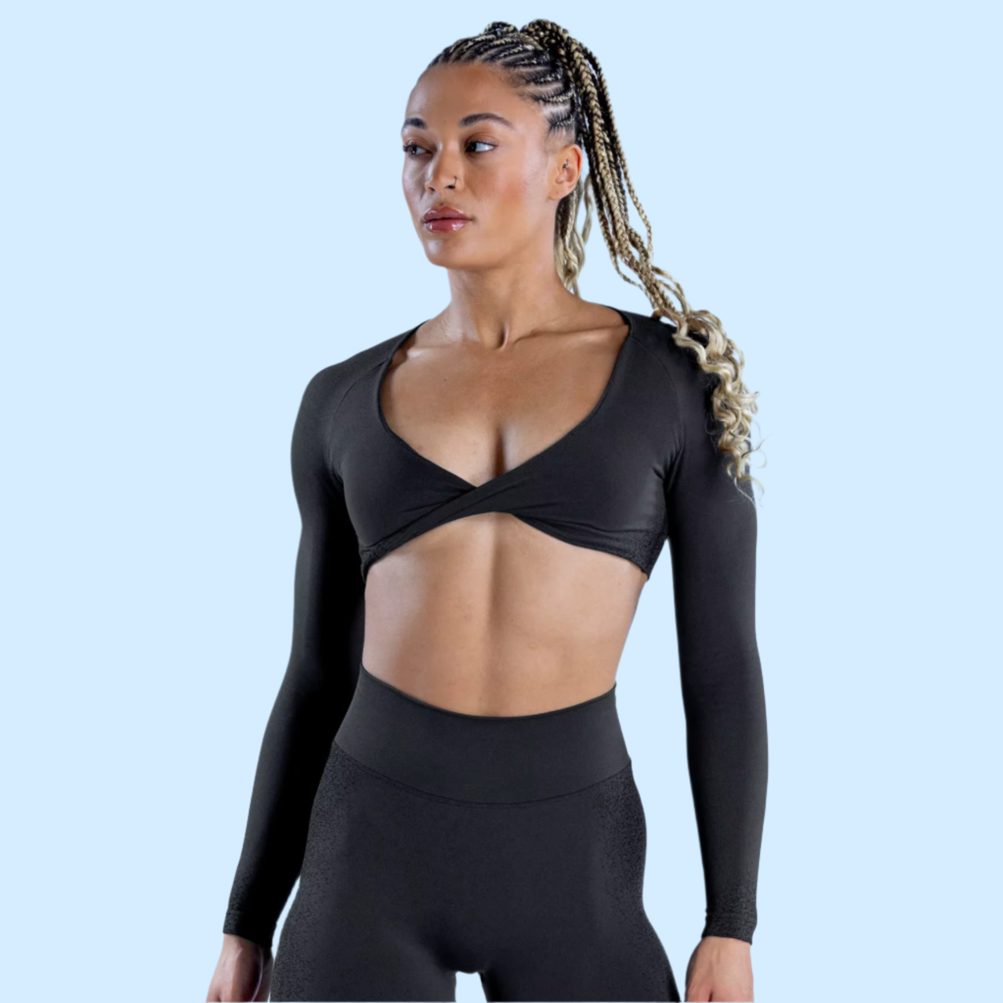Breathable Fitness Top & Pants Set
