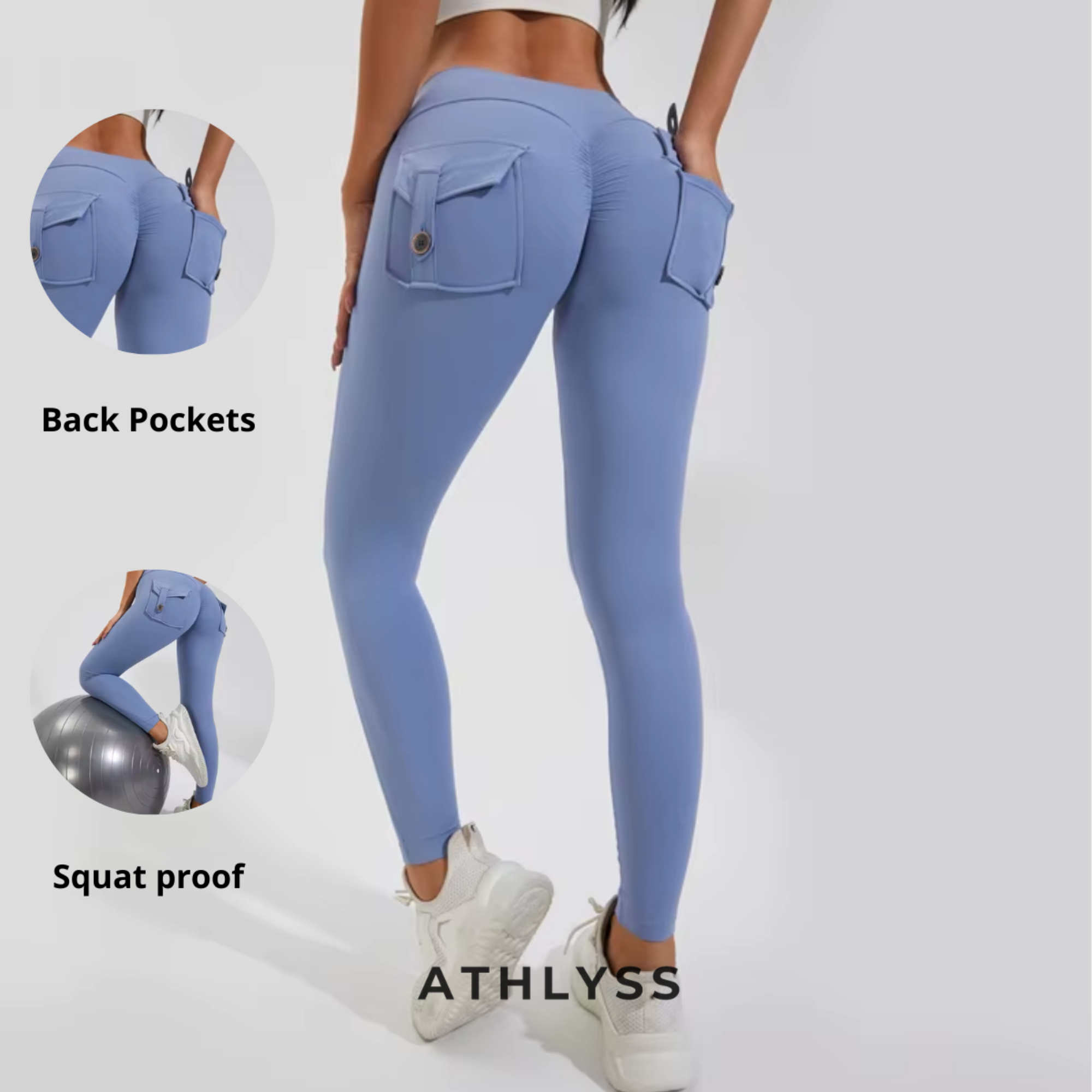 High Waist Cargo Legging