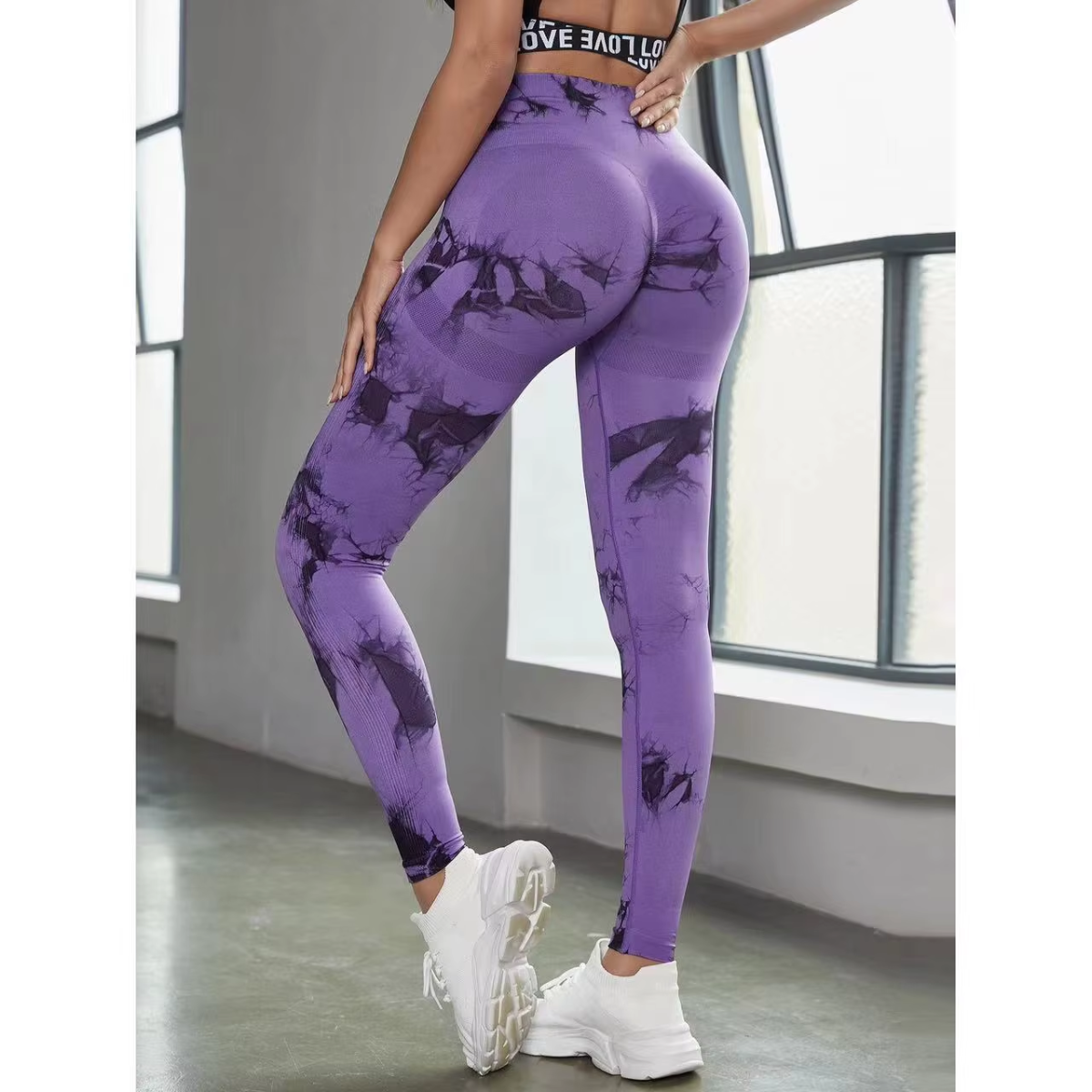Tie Dye Peach Legging