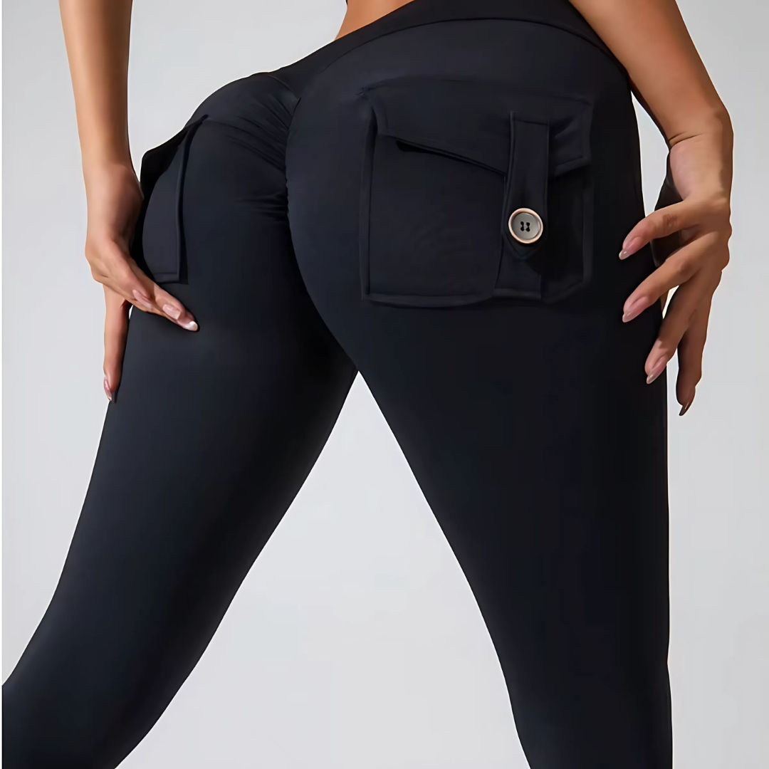 High Waist Cargo Legging