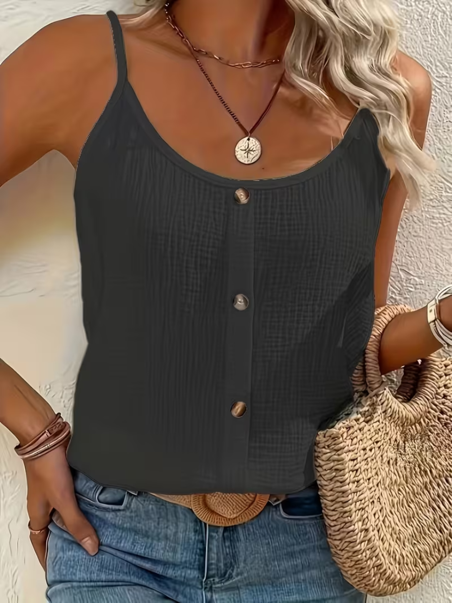 The Ava Strap Blouse