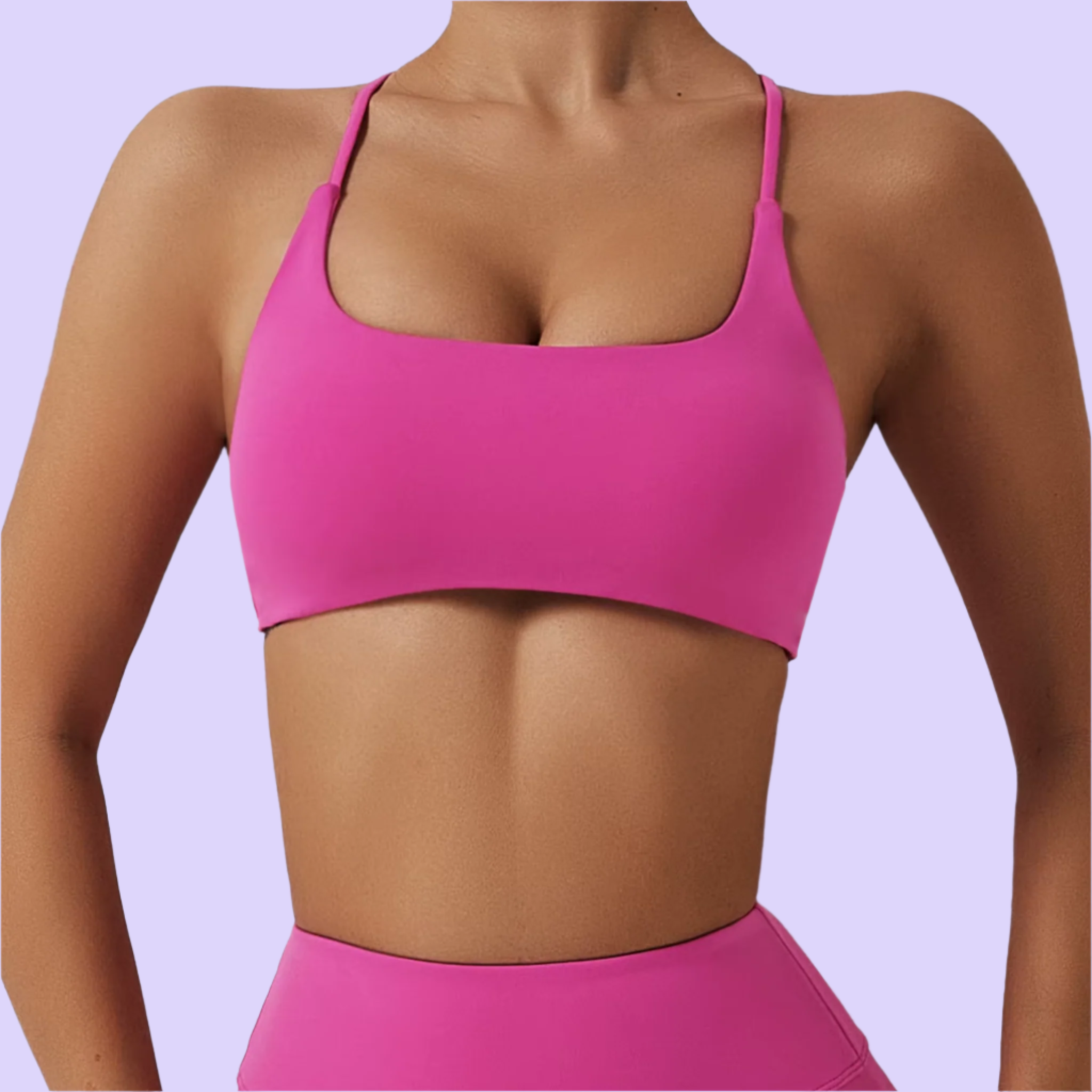Crossover Strap Push Up Bra